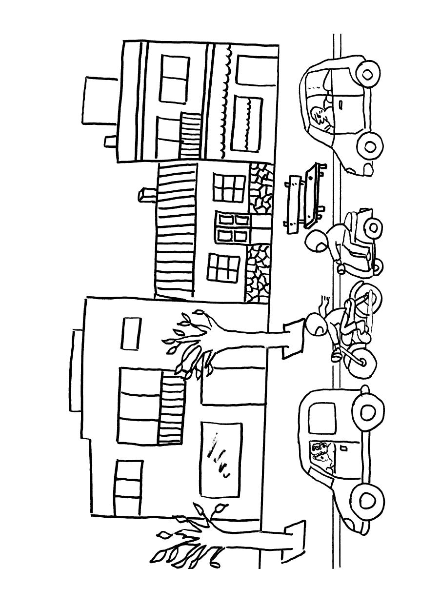 Domy i mieszkania kolorowanki